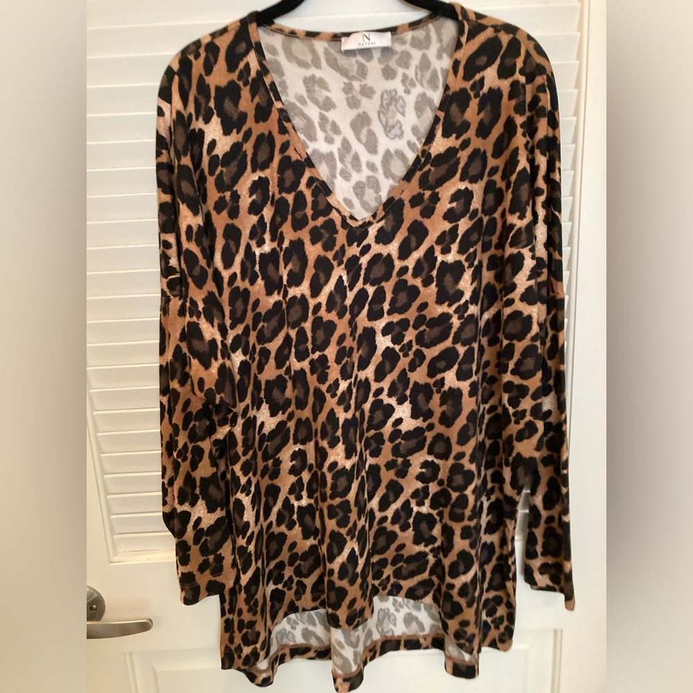 Pre-Loved Natori Leopard Print Tunic